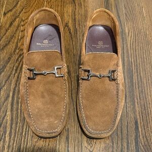 Bruno Magli Men's Tan Suede Slip-Ons